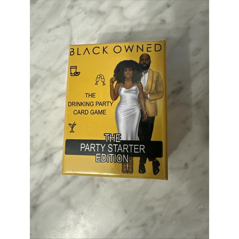 Black Owned The Drinking Party Card Game The Party Starter Edition (NEW, Sealed)